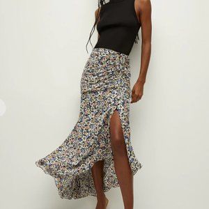 Veronica Beard LUCIEN FLORAL SILK SKIRT